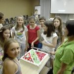 How do children celebrate their birthday if it is during the camp?